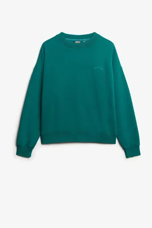 Superdry Oversized Essential Logo Crew 100% Cotton Sweat Top40