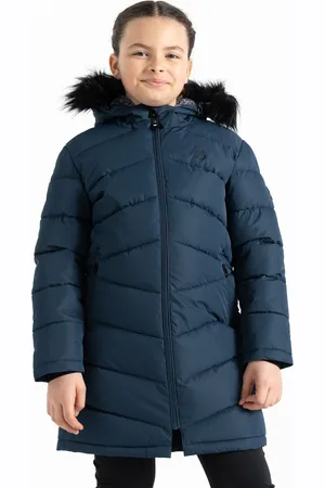 Dare 2B Girls Striking III Hooded Long Line Jacket5
