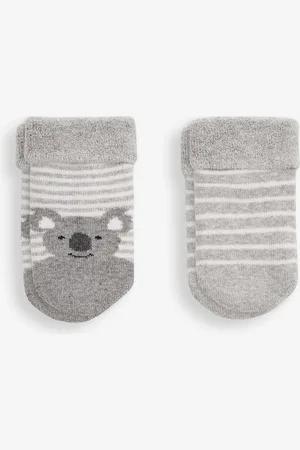 JoJo Maman Bébé 2-Pack Baby SocksNoworodek