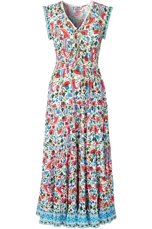 Joe Browns Beaded Floral Print Button Maxi Dress42petite