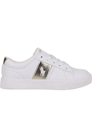 Ralph Lauren Kids Frazier Gold Panel Trainersuk6eu39