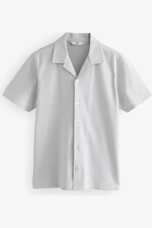 Next Textured Diagonal Jersey 100% Cotton ShirtXXL