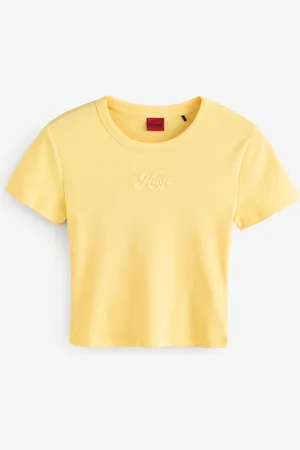HUGO BOSS Baby Logo Cropped 100% Cotton T-ShirtS