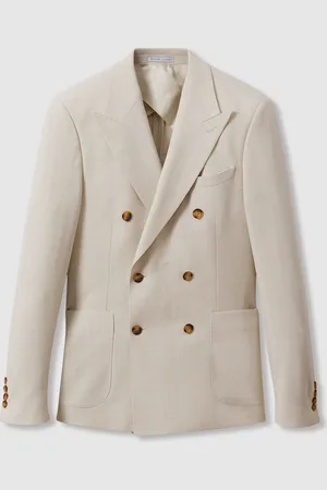 Reiss Belmont Double Breasted Suit Blazer Slim Fit42