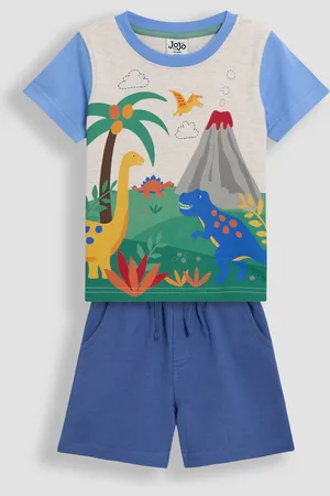 JoJo Maman Bébé Appliqué T-Shirt & Shorts Set 2 Piece98104 cm