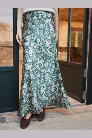 Threadbare Maxi Satin Slip Skirt44