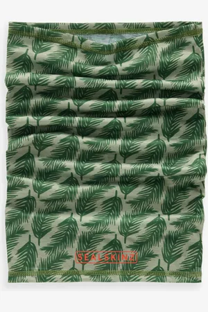 Sealskinz Green Harpley Water Repellent Leaf Print Neck Warmer SnoodJeden
