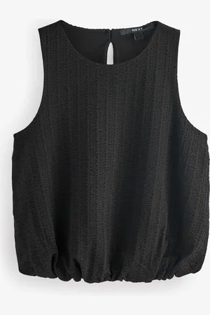 Next 100% Cotton Sleeveless Bubble Hem TopEU 40 (UK 12)