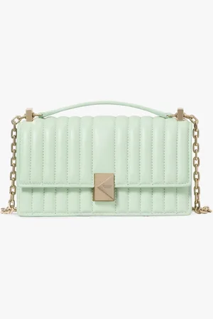 Kate Spade Green Deco Mini Flap Chain Crossbody BagJeden