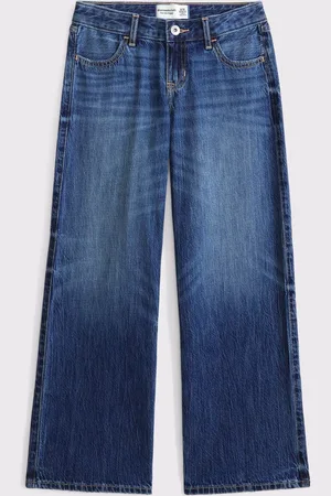 Abercrombie & Fitch Medium Update Clean Baggy Black Jeans166168 cm