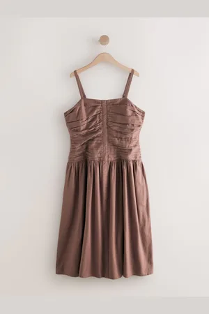 Next Ruched Strappy Midi DressEU 52 (UK 24)