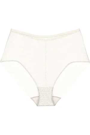 Triumph Czarne prześwitujące figi maxi Signature38