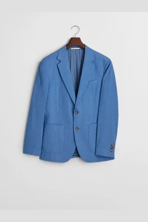 GANT Slim Fit Linen Suit Jacket56
