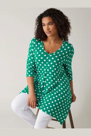 Evans V-Neck 3/4 Sleeve Tunic48