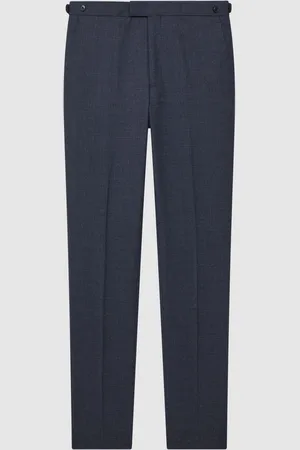 Reiss Dunn Slim Fit Wool Textured Trousers42