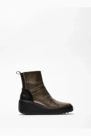 Fly London Gold Doxe Ankle BootsEU 40 (UK 7)