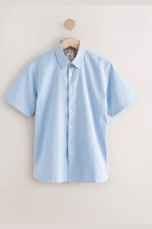 Next Textured Short Sleeve Smart ShirtXS