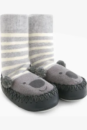 JoJo Maman Bébé Moccasin Slipper Socks2