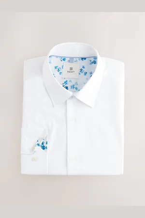 Next 100% Cotton Long Sleeve Perforated Stripe Shirt4X-L