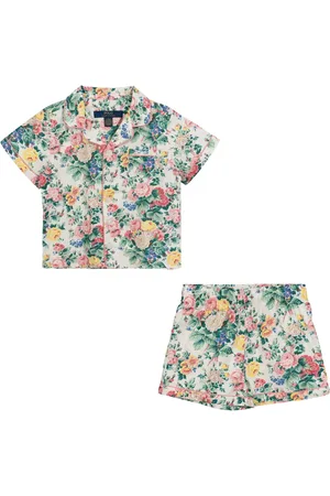 Ralph Lauren Zestaw piżamowy z motywem kwiatowym: koszulka i szorty, w 100% z bawełny158164 cm