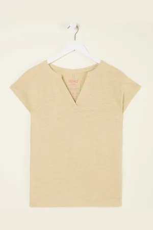 Fat Face FatFace Notch Neck TopEU 44 (UK 16)