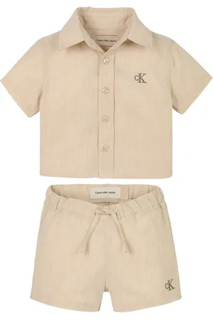 Calvin Klein Soft Linen Shorts Set6268 cm