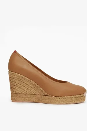 PENELOPE CHILVERS Scoop Leather Espadrille Shoeseu37