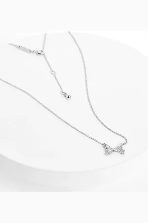 Ted Baker BARSIE Crystal Bow Pendant NecklaceJeden