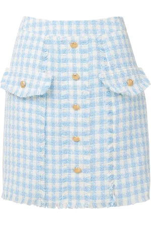 Joe Browns Checked Button Detail Mini Skirt38