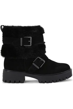 Carvela Alpine Buckle Black BootsEU 37 (UK 4)