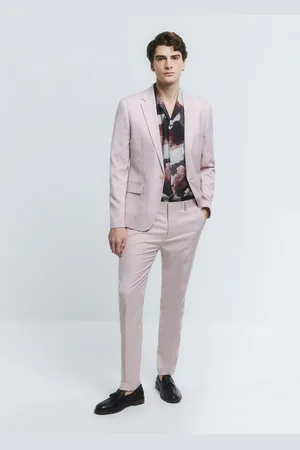 River Island Sharkskin Suit Trousers36 R