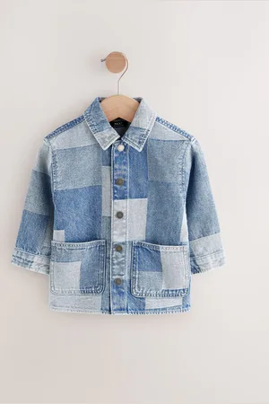 Next Overshirt Denim Patchwork Shirt (3mths-7yrs)8692 cm