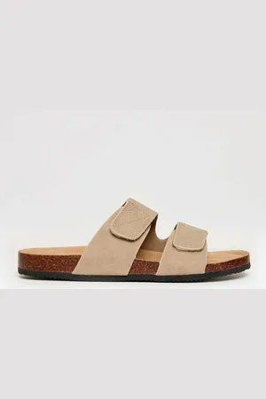 Threadbare Faux Suede Two Strap Sandalsuk11eu45