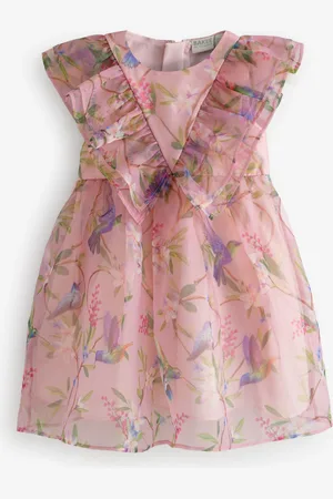 Ted Baker Pink Floral Printed Organza Dress5