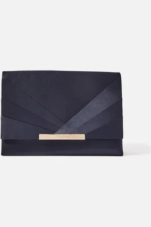 Accessorize Satin Fold Over Clutch BagJeden