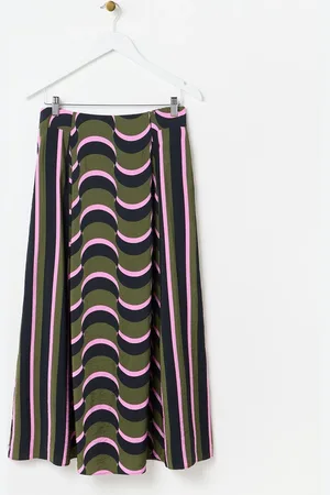 Oliver Bonas Wave Geometric Midi Skirt44