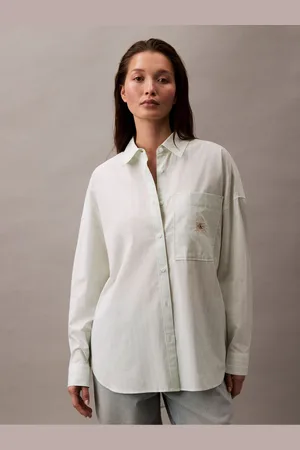 Calvin Klein Oversized Summer Poplin ShirtXL