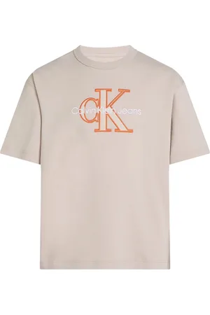 Calvin Klein 100% Cotton Outlined Fleece Mono T-Shirt12 lat (152 cm)