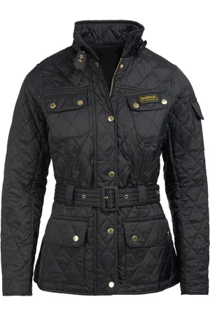Barbour Czarna pikowana kurtka Polar40