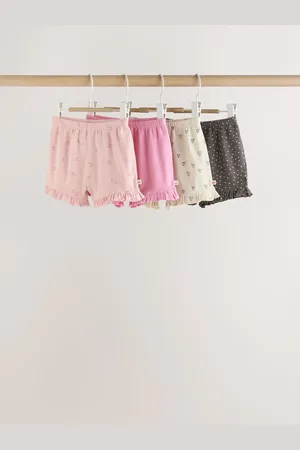 Next Frill Hem Baby Shorts 4 Pack8692 cm