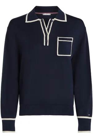 Tommy Hilfiger Lyocell Silk Polo Long Sleeve Jumper2X-L