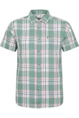 Mountain Warehouse 100% Organic Cotton Holiday Mens Short Sleeve ShirtXL