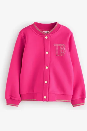 Ted Baker Pink Wicked Foil Branded Bomber Jacket116122 cm