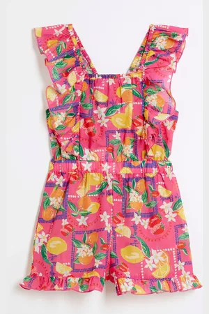 River Island Girls Lemon Print Playsuit122128 cm