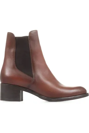 JONES BOOTMAKER Doria Black Heeled Leather Chelsea BootsEU 37 (UK 4)