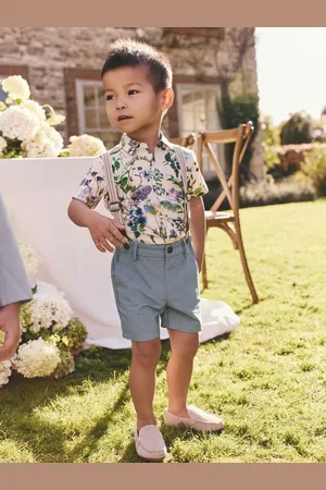 Next Shirt, Shorts, Bow Tie & Braces Set (3mths-9yrs)6268 cm