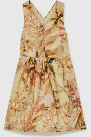 Reiss Anna NYBG Floral-Print Midi Dress122128 cm