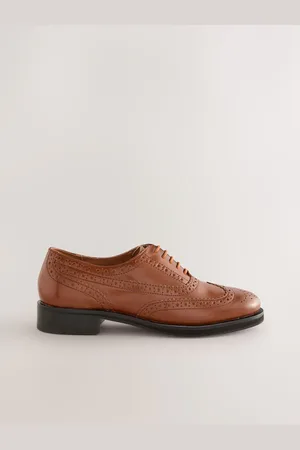 Next Forever Comfort Slim Leather Formal Brogue Lace Up ShoesEU 37 (UK 4)
