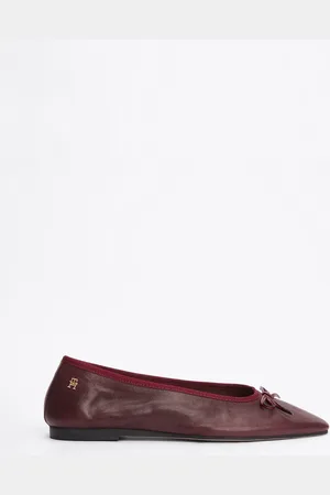 Tommy Hilfiger Soft Leather Ballerinas With BowEU 39 (UK 6)