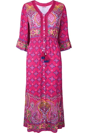 Joe Browns Border Print Button Maxi Dress42